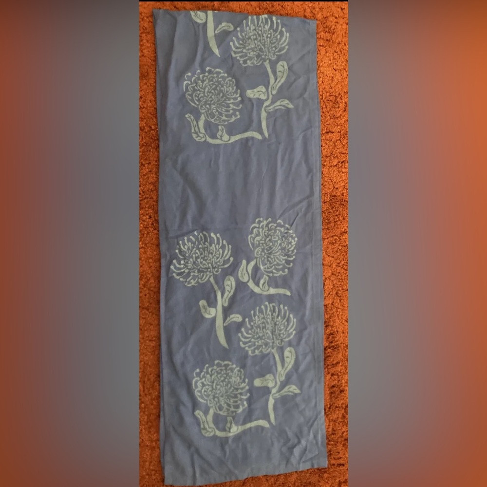 Protea Flowered Printed Scarf—Unknown Brand—About 60” x 11”